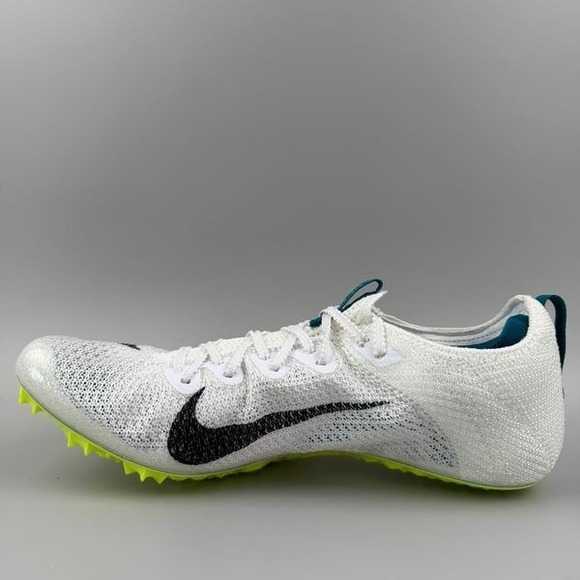 Nike Zoom Superfly Elite 2 Men Size 11.5 White Green Track Spikes NEW - Picture 2 of 7